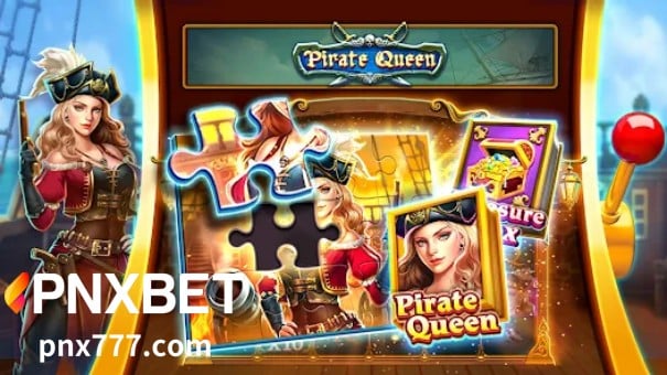 Ang PNXBET CASINO Pirate Queen Slot Game ay isang pirate video slot na may anim na reel at 40 paylines.