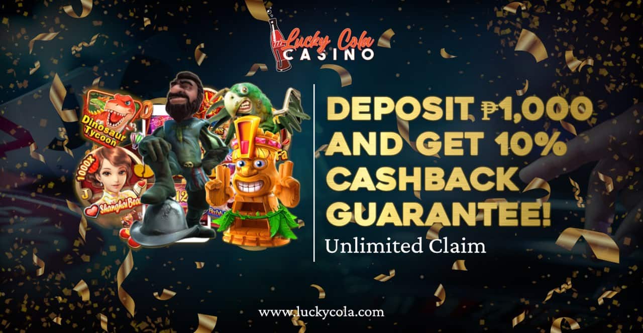 LuckyCola Cash Back Bonus
